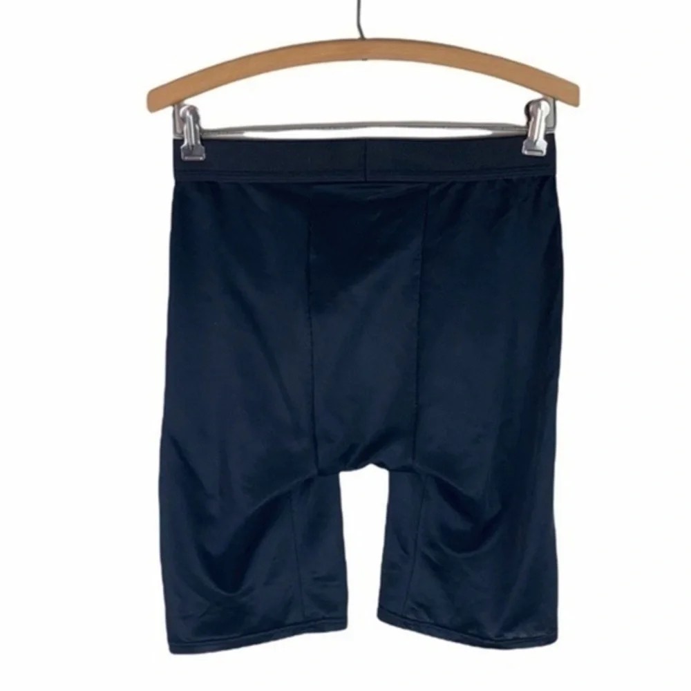 Vintage Moretz Lycra Slip Shorts Black Spandex - Picture 3 of 10